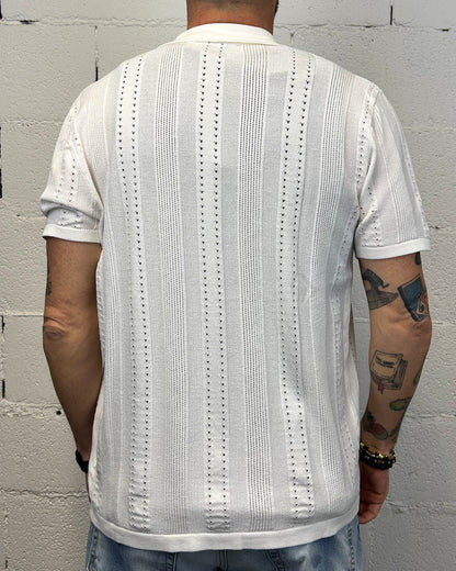 Maglia Scollo GIANNI LUPO White
