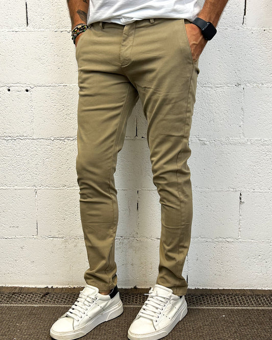 Chino Tahoma GIANNI LUPO Slim Camel