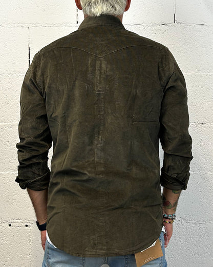 Camicia Vellutino GIANNI LUPO Dark Military
