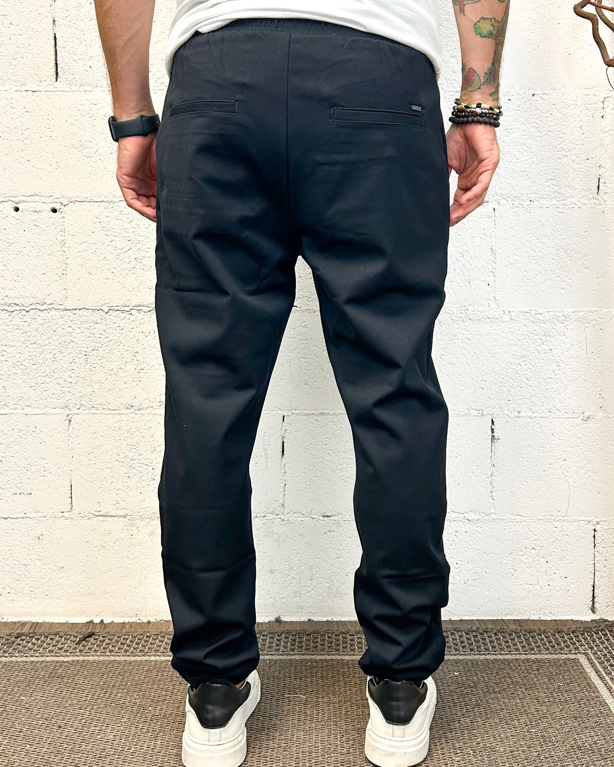 Pantalaccio Leonard GIANNI LUPO Carrot Fit Navy
