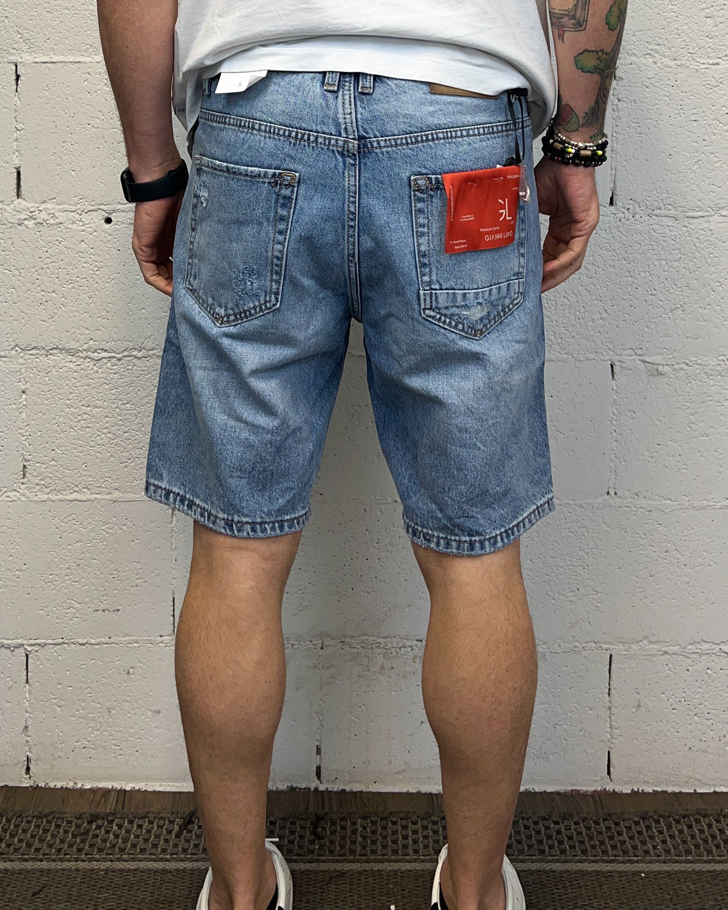 Bermuda Jeans GIANNI LUPO Rainbow Violet Jack