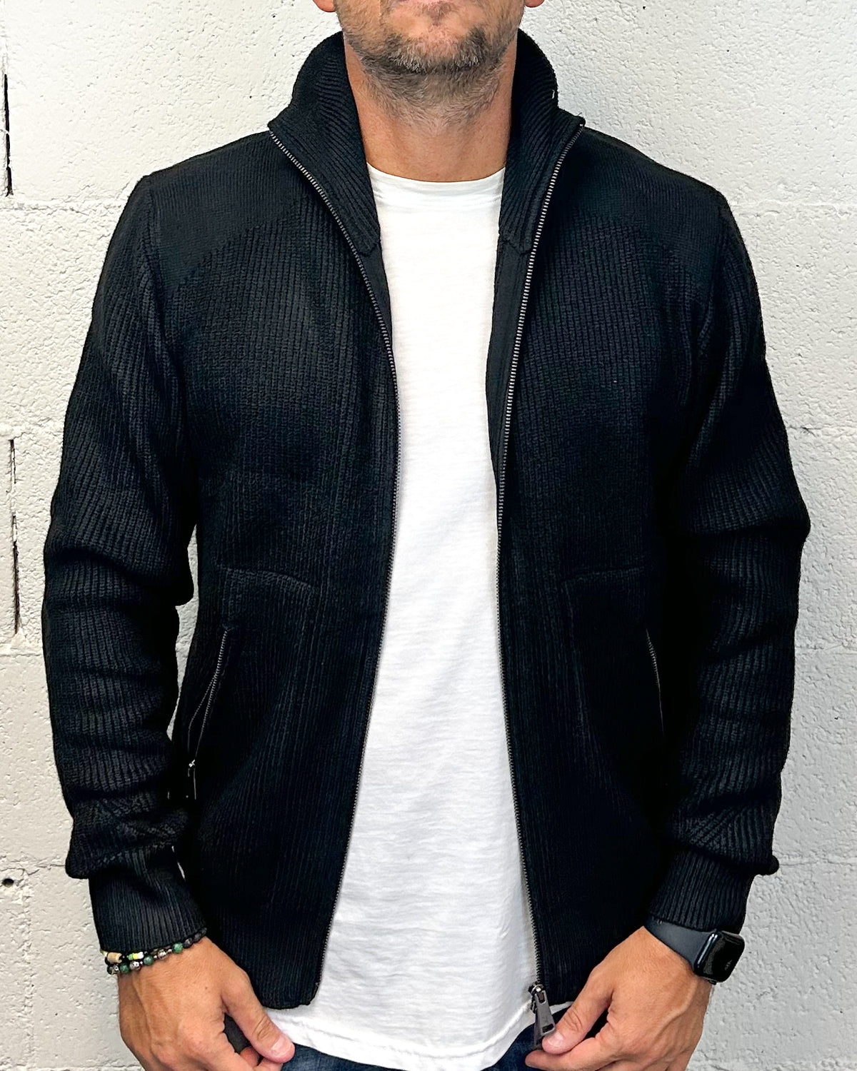 Pull Zip Giacca GIANNI LUPO Black
