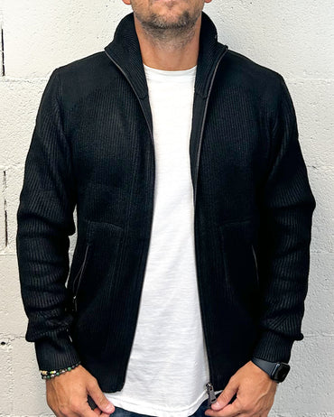 Pull Zip Giacca GIANNI LUPO Black