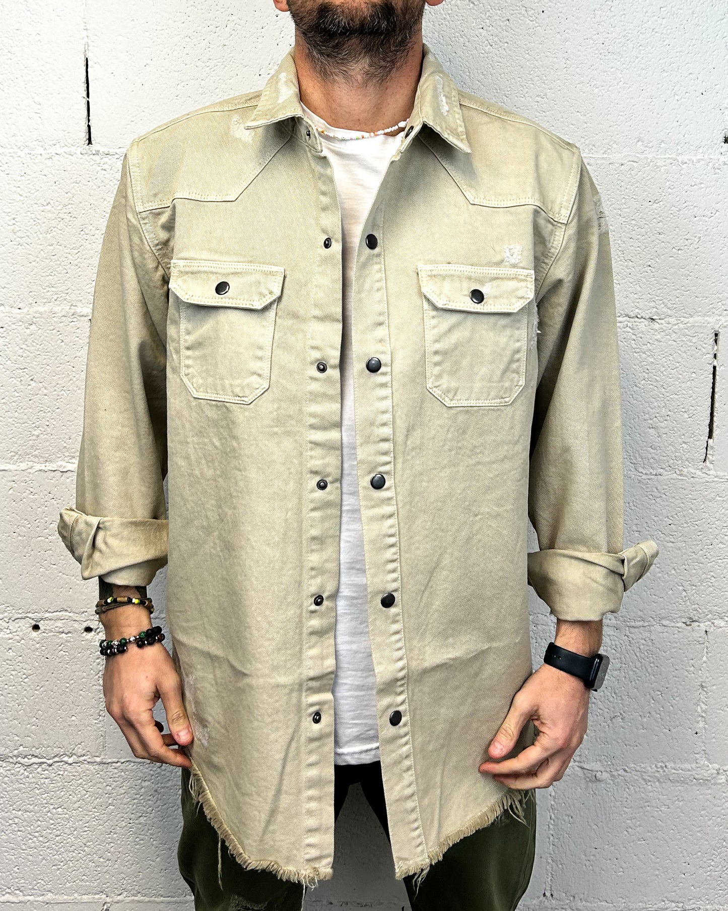 OverShirt Denys OVER-D Beige