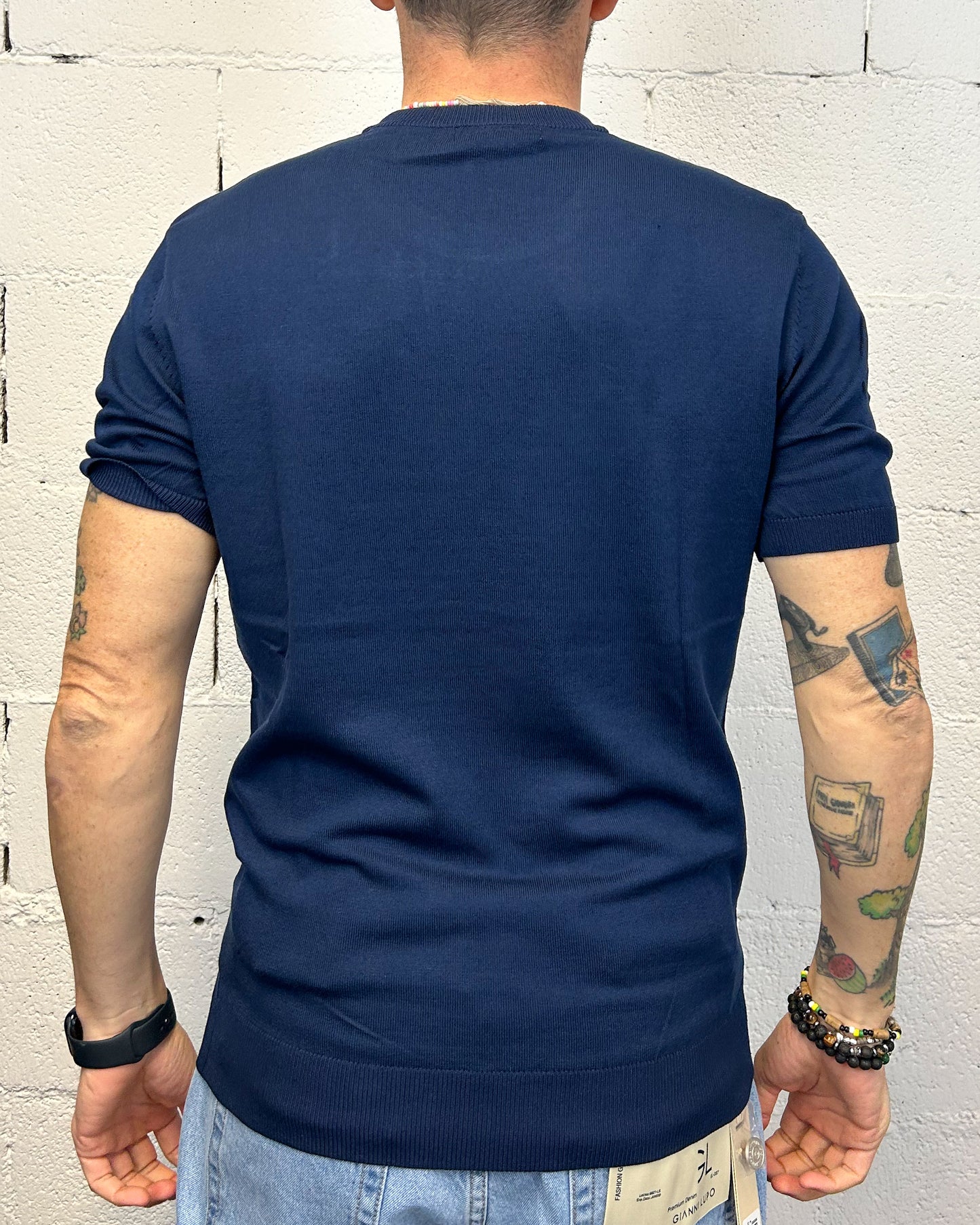 T-shirt Filo GIANNI LUPO Navy