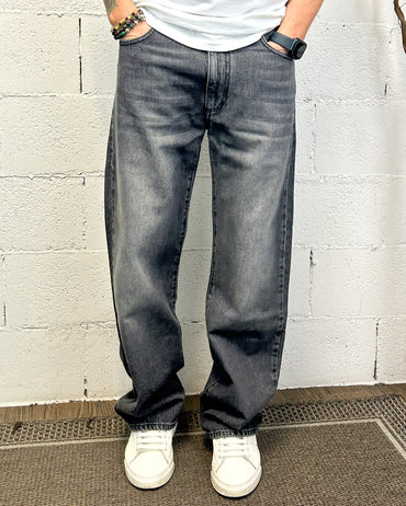 Jeans Baggy Fondo Ampio KLIXS 727 Grigio