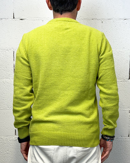 Maglione Ciniglia GIANNI LUPO Olio