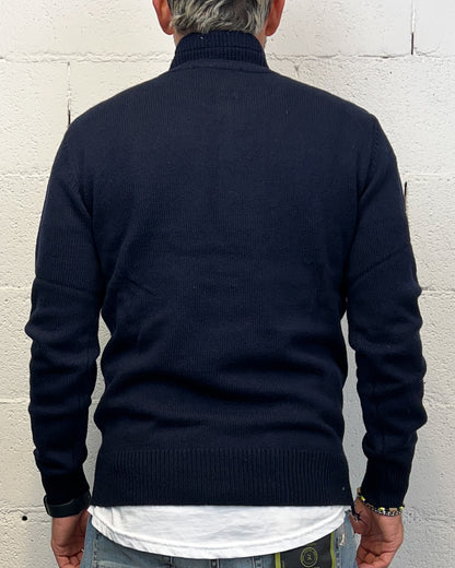 Pull Bottoni/Zip GIANNI LUPO Blu