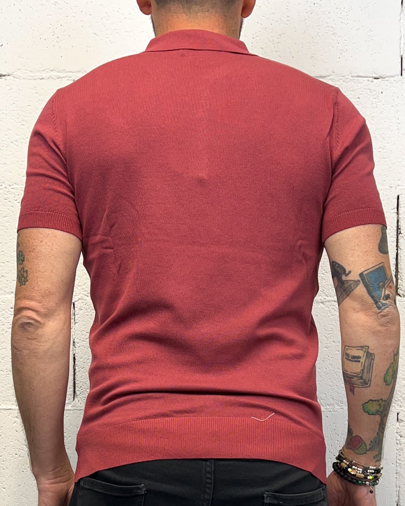 Polo Filo GIANNI LUPO Rosso India