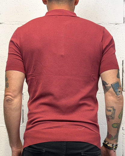 Polo Filo GIANNI LUPO Rosso India