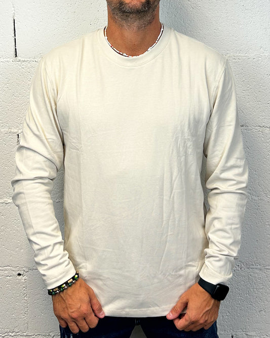T-shirt GIANNI LUPO Beige Manica Lunga