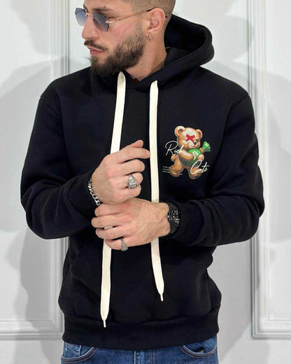 Felpa ONLYONE Rich Cute Nera