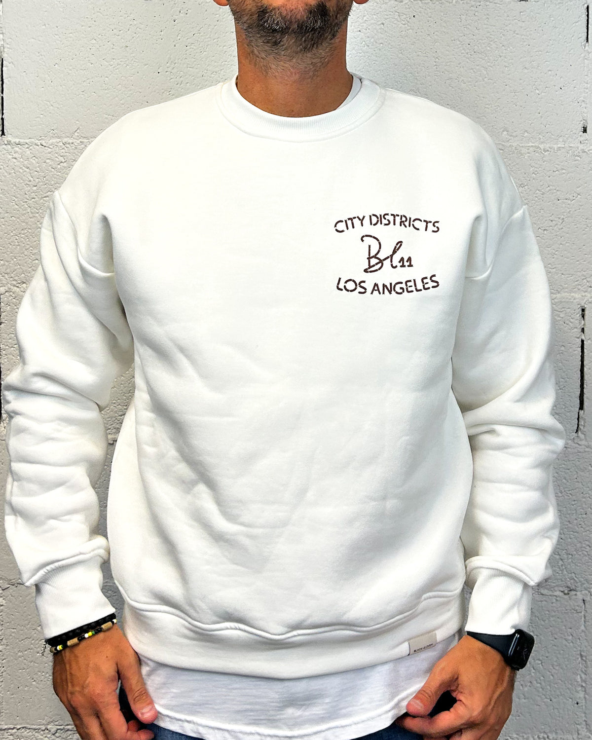 Felpa G.collo BL11 Cropped City Distries