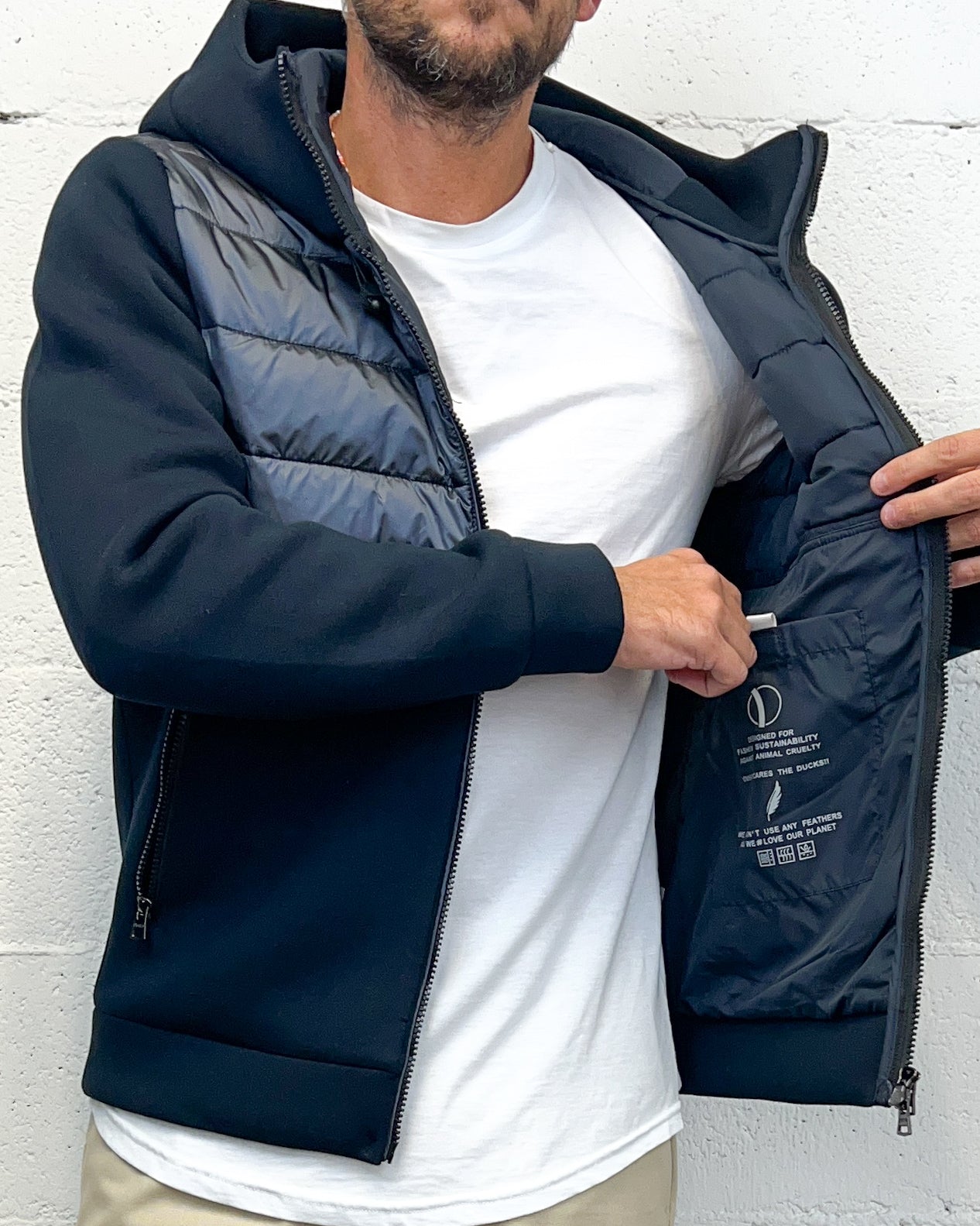Giubbino Combinato OVER-D Blu