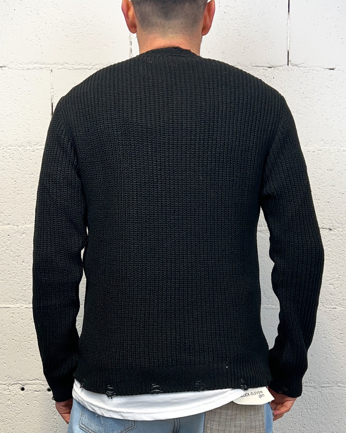 Girocollo Costa Inglese BL11 Nero
