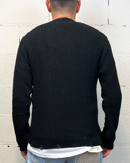 Girocollo Costa Inglese BL11 Nero