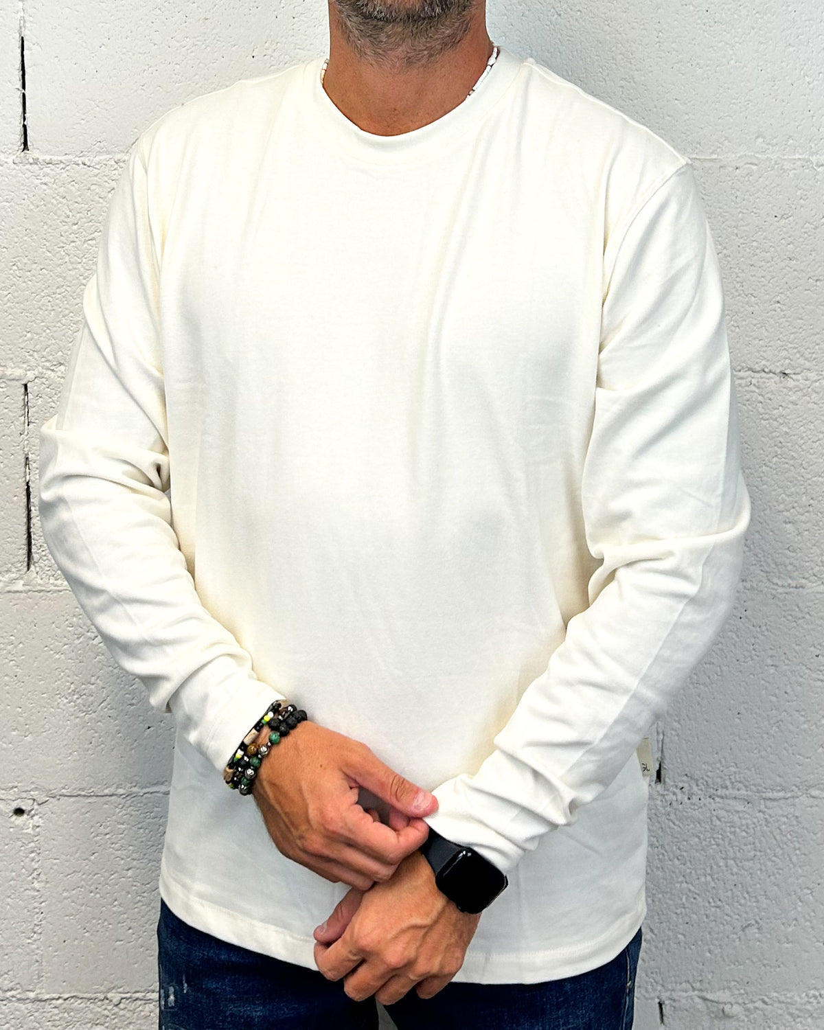 T-shirt GIANNI LUPO White Manica Lunga