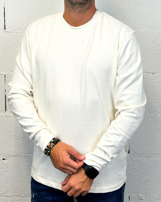 T-shirt GIANNI LUPO White Manica Lunga