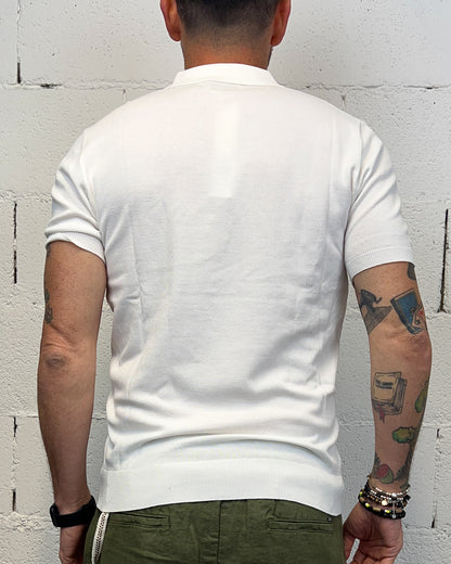 Polo Filo GIANNI LUPO White
