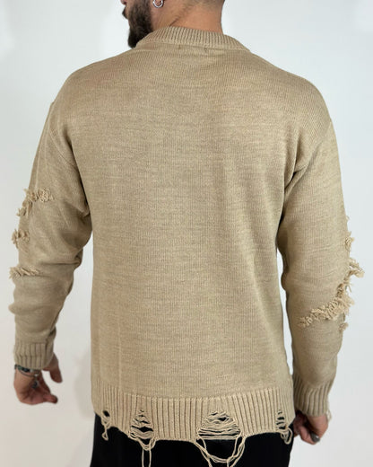 Girocollo ADON Rotture Beige