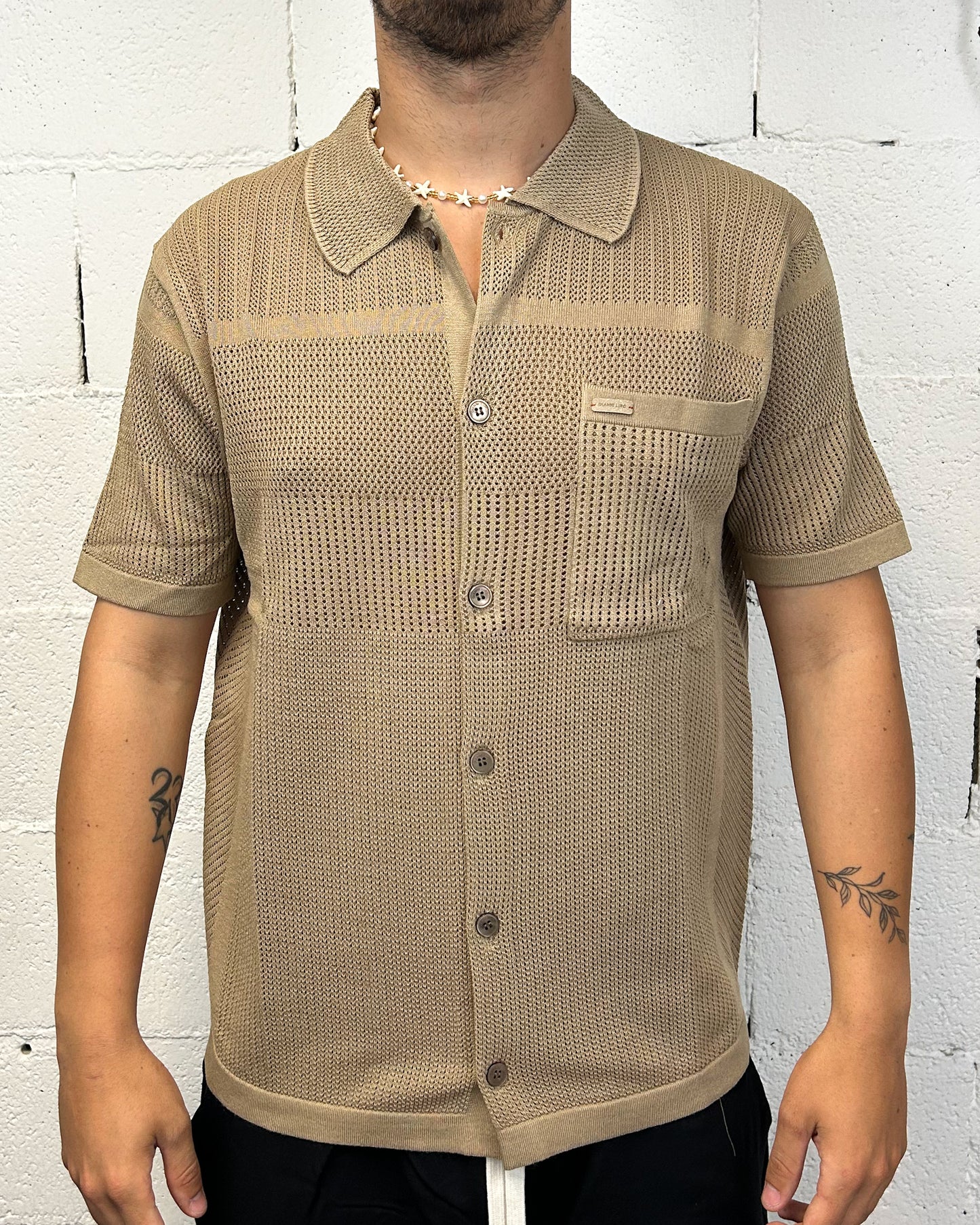 Maglia Operata GIANNI LUPO Over Camel