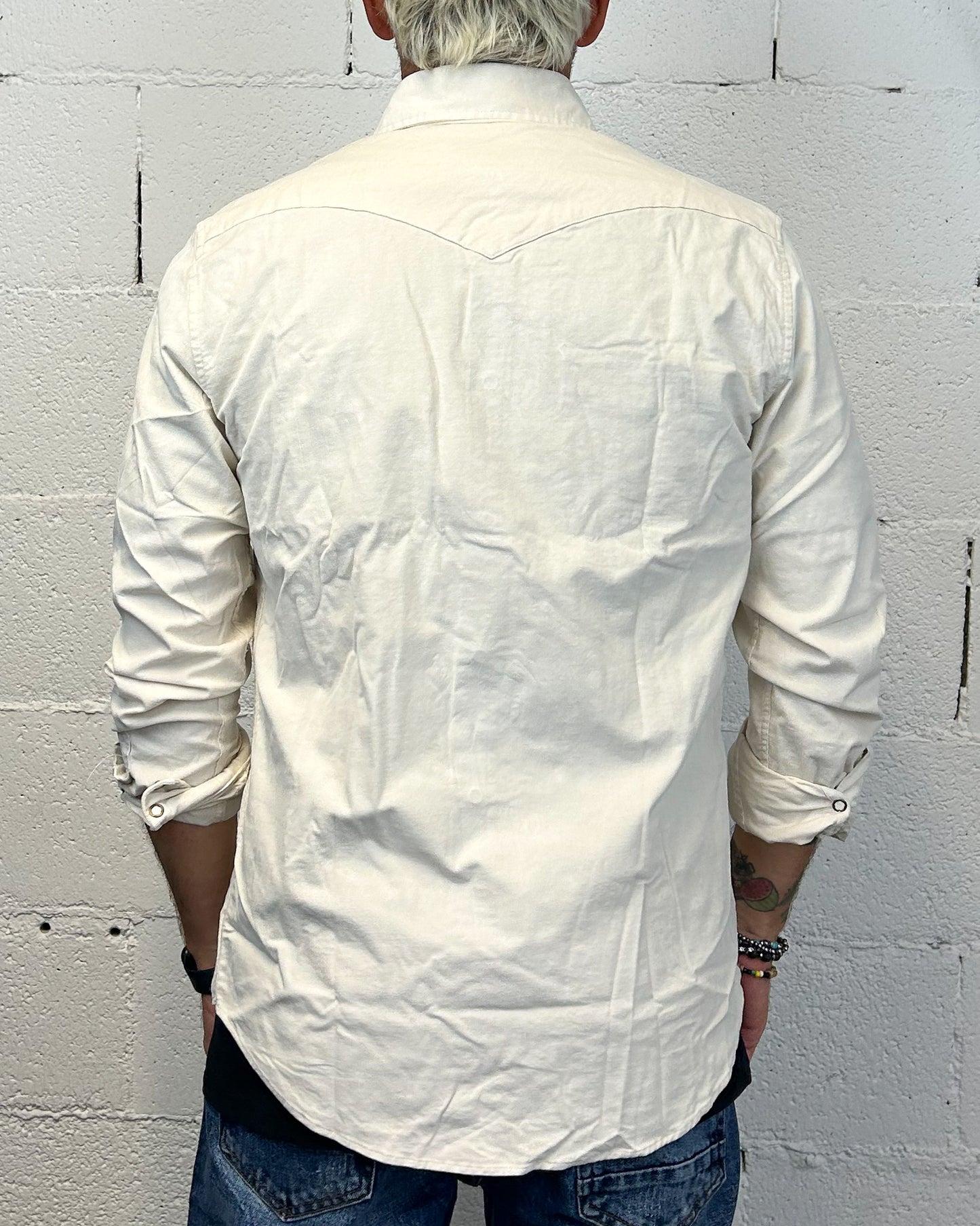 Camicia Vellutino GIANNI LUPO Panna