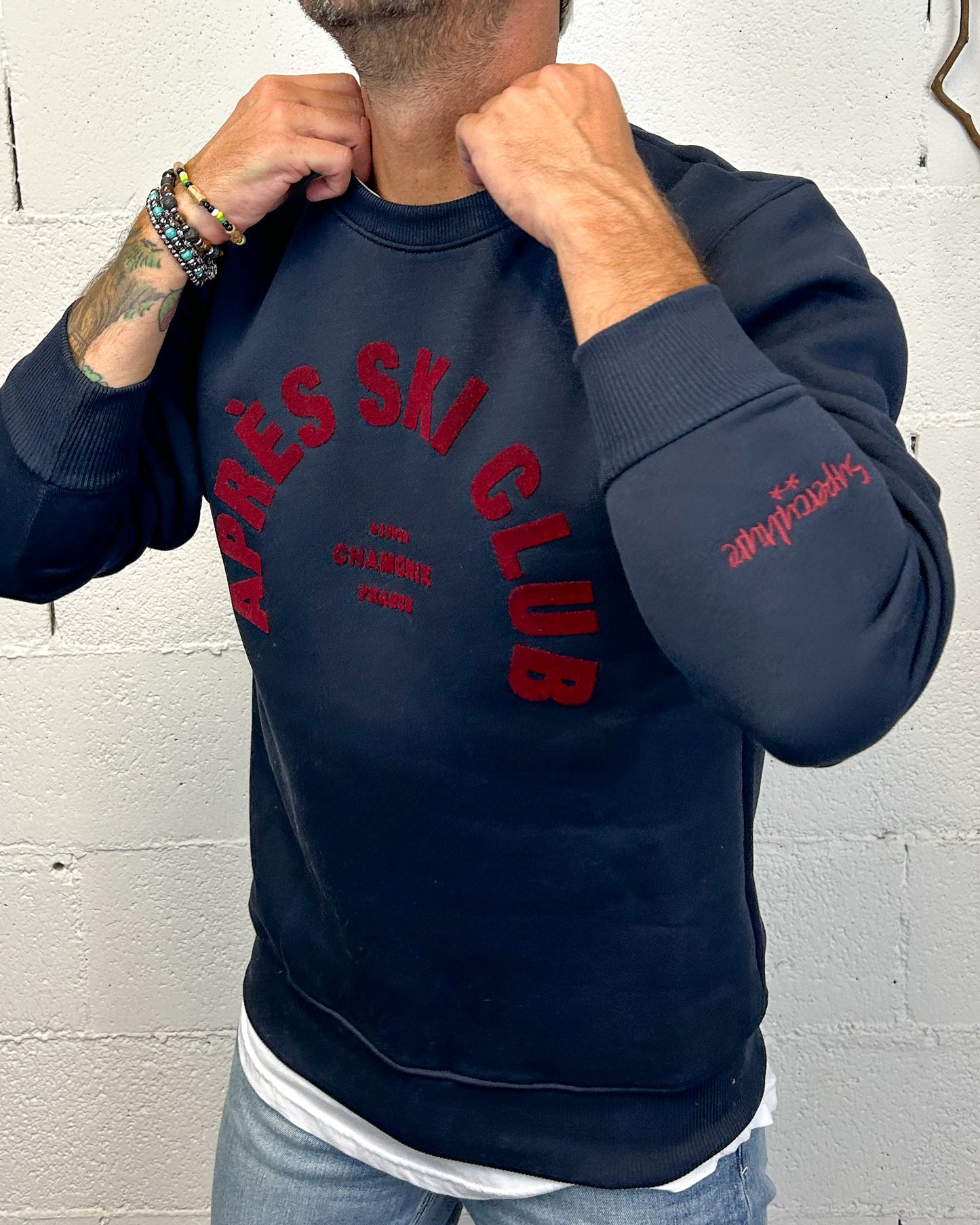 Felpa SUPERCULTURE Après Ski Navy