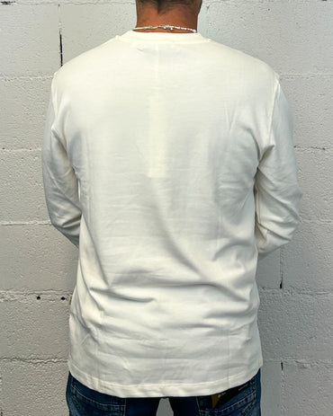 T-shirt GIANNI LUPO White Manica Lunga