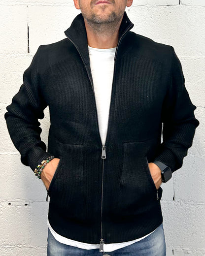 Pull Zip Giacca GIANNI LUPO Black
