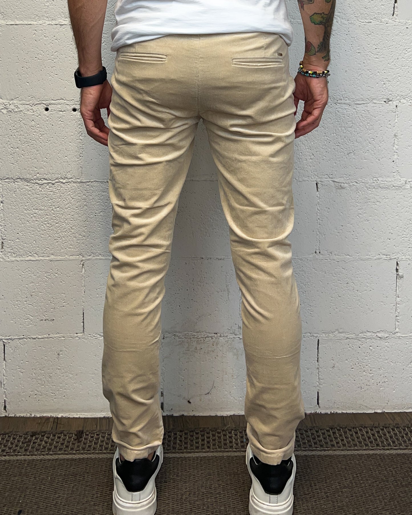 Chino Velluto Costa Piccola GIANNI LUPO Beige