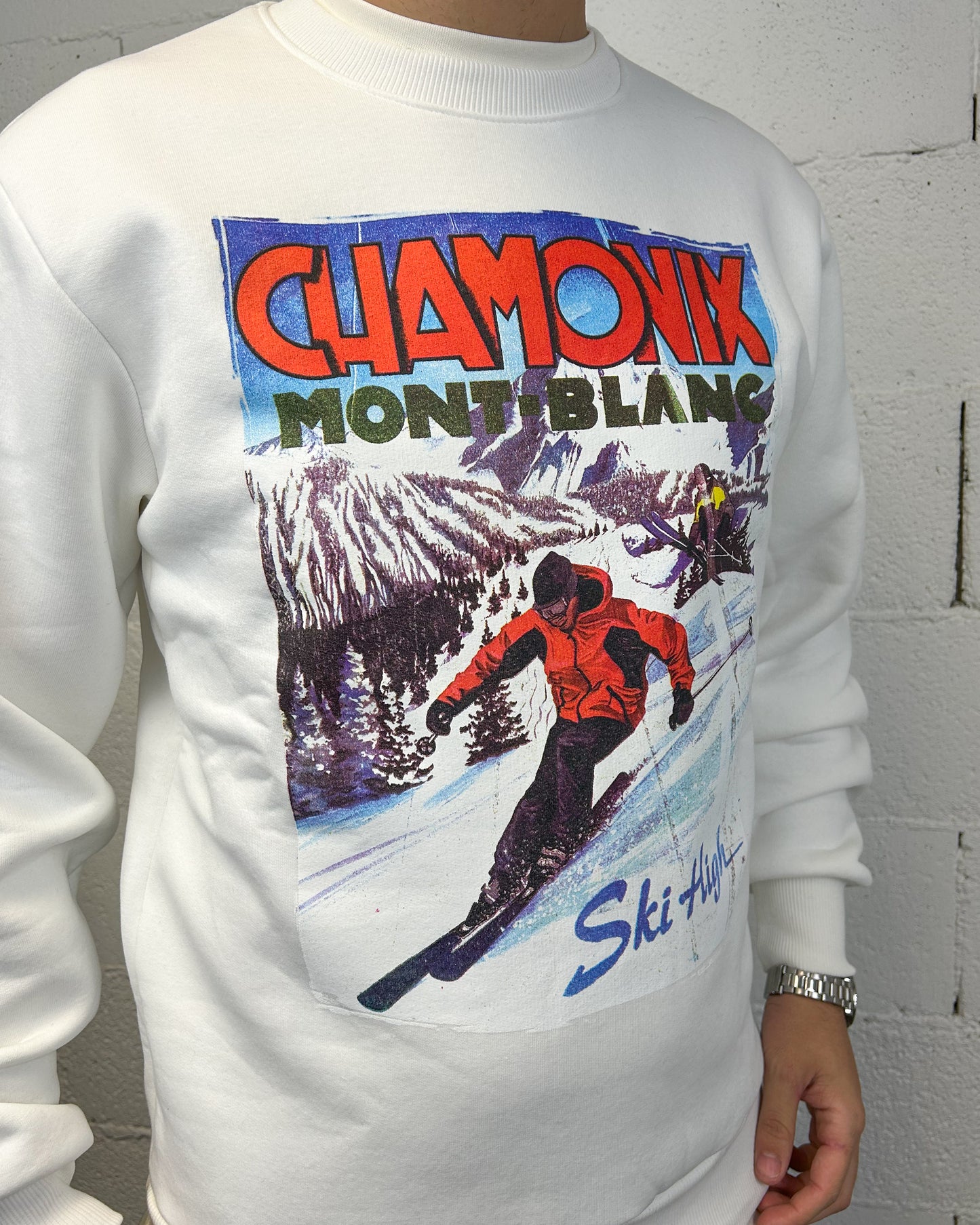 Felpa DROPIN chamonix Panna