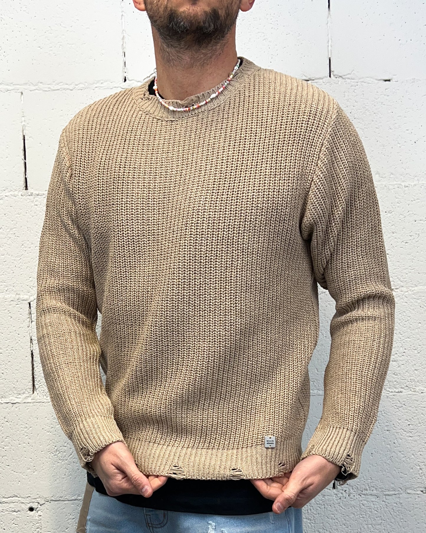 Girocollo Costa Inglese BL11 Beige