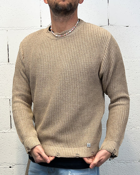 Girocollo Costa Inglese BL11 Beige
