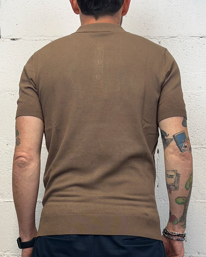 Polo Filo GIANNI LUPO Tabacco