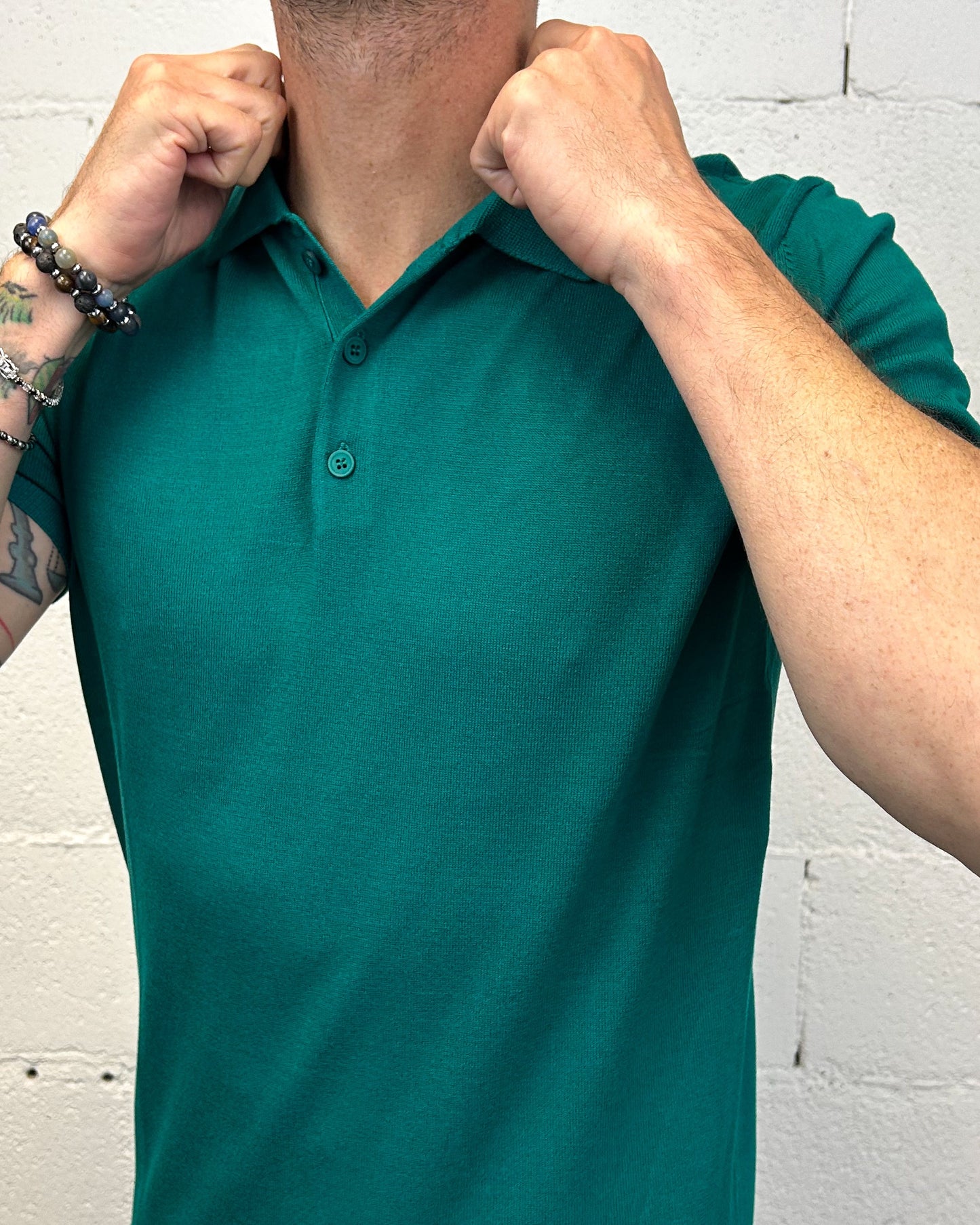 Polo Filo GIANNI LUPO Smeraldo