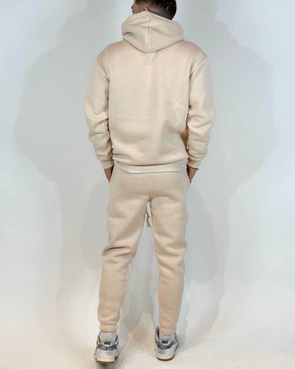 Tuta Completa ADON Felpata Policotone Beige