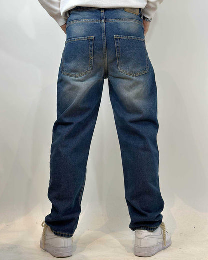 Jeans JUST WEST Fondo Ampio Washed