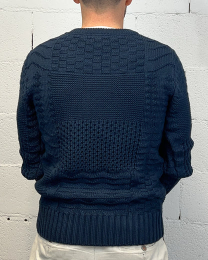 Maglione GIANNI LUPO MultiRicamo Navy