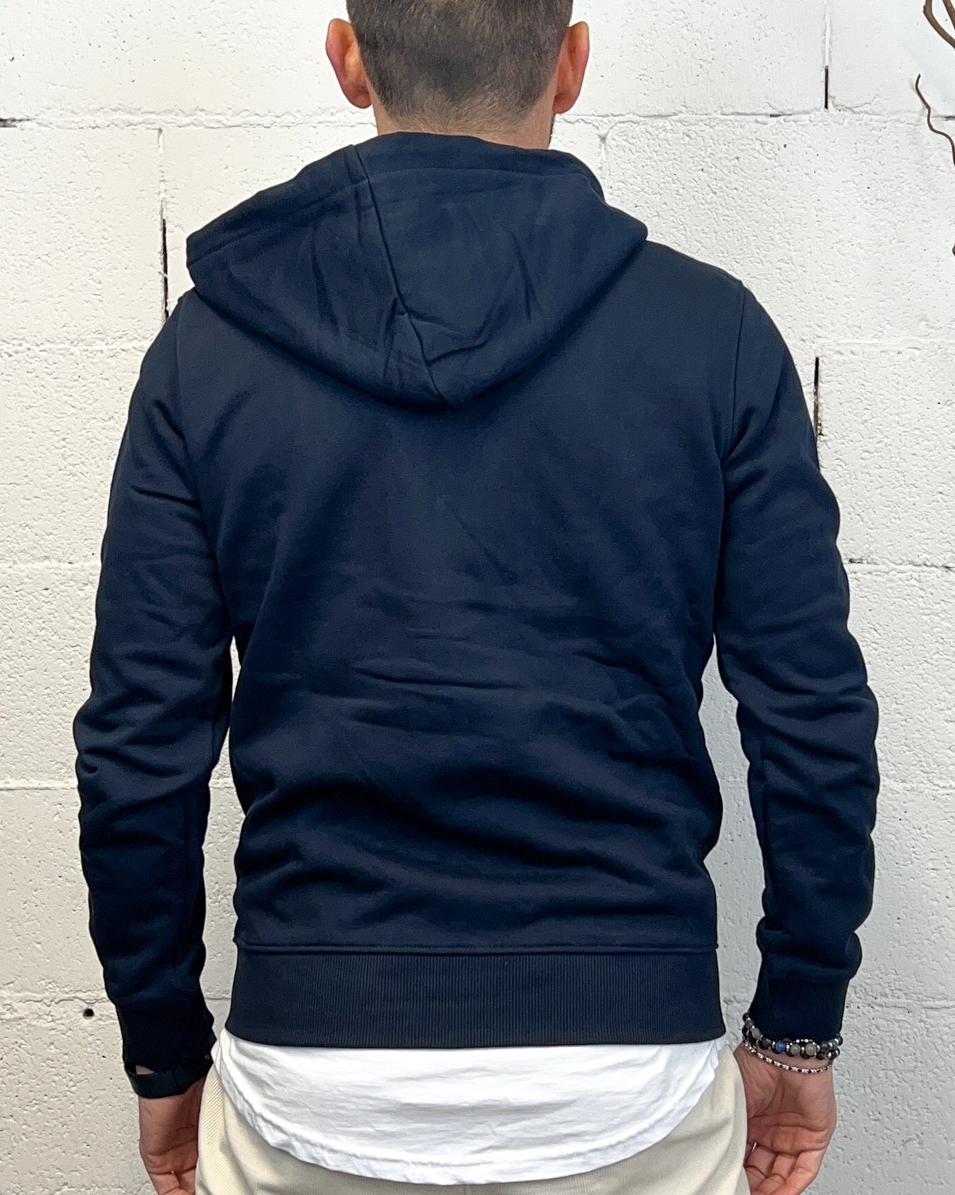 Felpa GIANNI LUPO Basic Cappuccio Navy