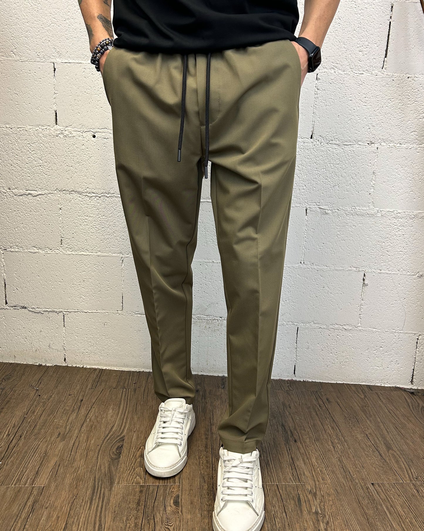 Pantalaccio OVER-D Slim-Fit Militare