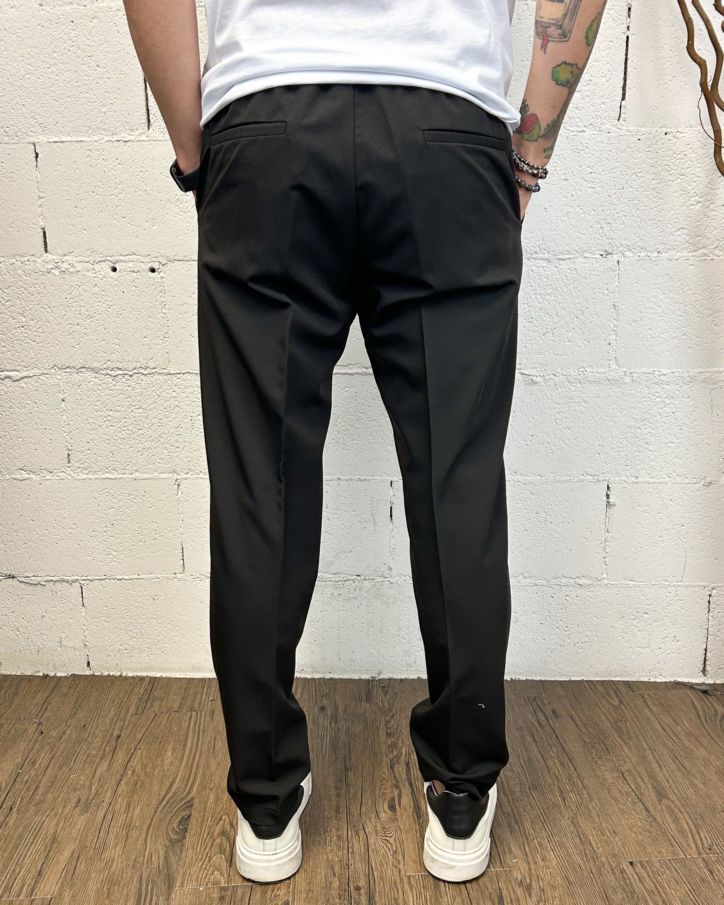 Pantalaccio OVER-D Slim-Fit Nero