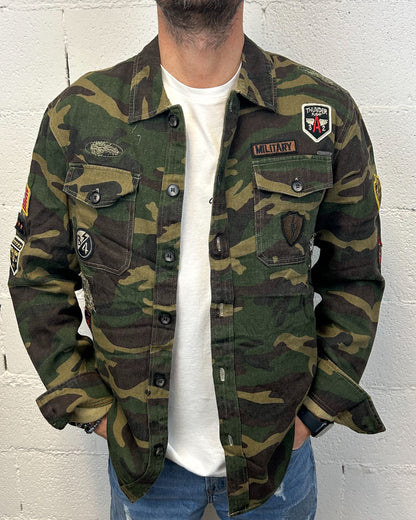 Camiciona Patch Military GIANNI LUPO