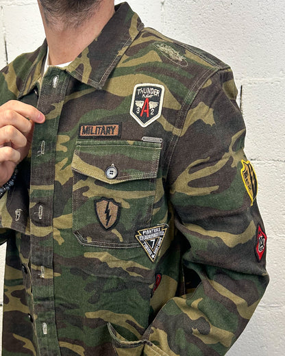 Camiciona Patch Military GIANNI LUPO