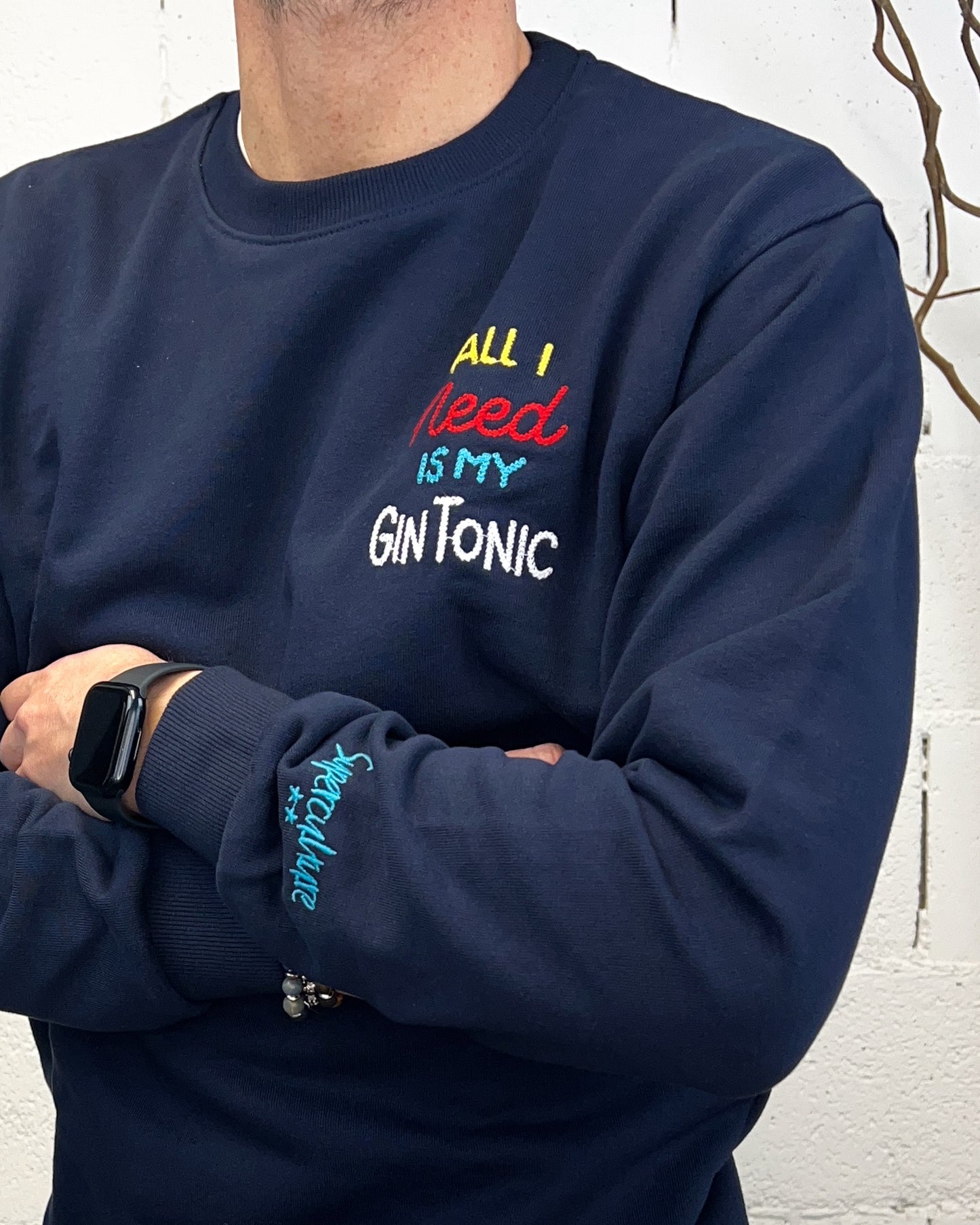 Felpa SUPERCULTURE Girocollo "My GinTonic"