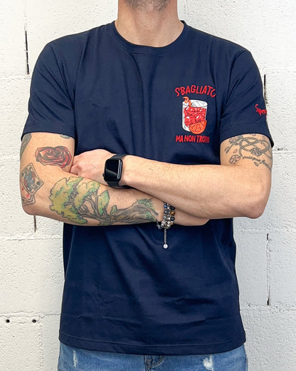T-Shirt SUPERCULTURE "Sbagliato Ma Non Troppo"