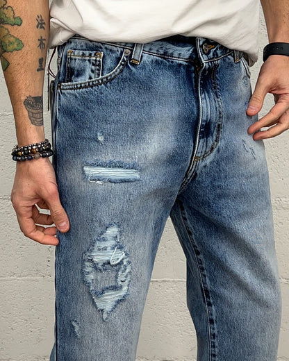 Jeans Kevin Carrot KLIXS Marmorizzato