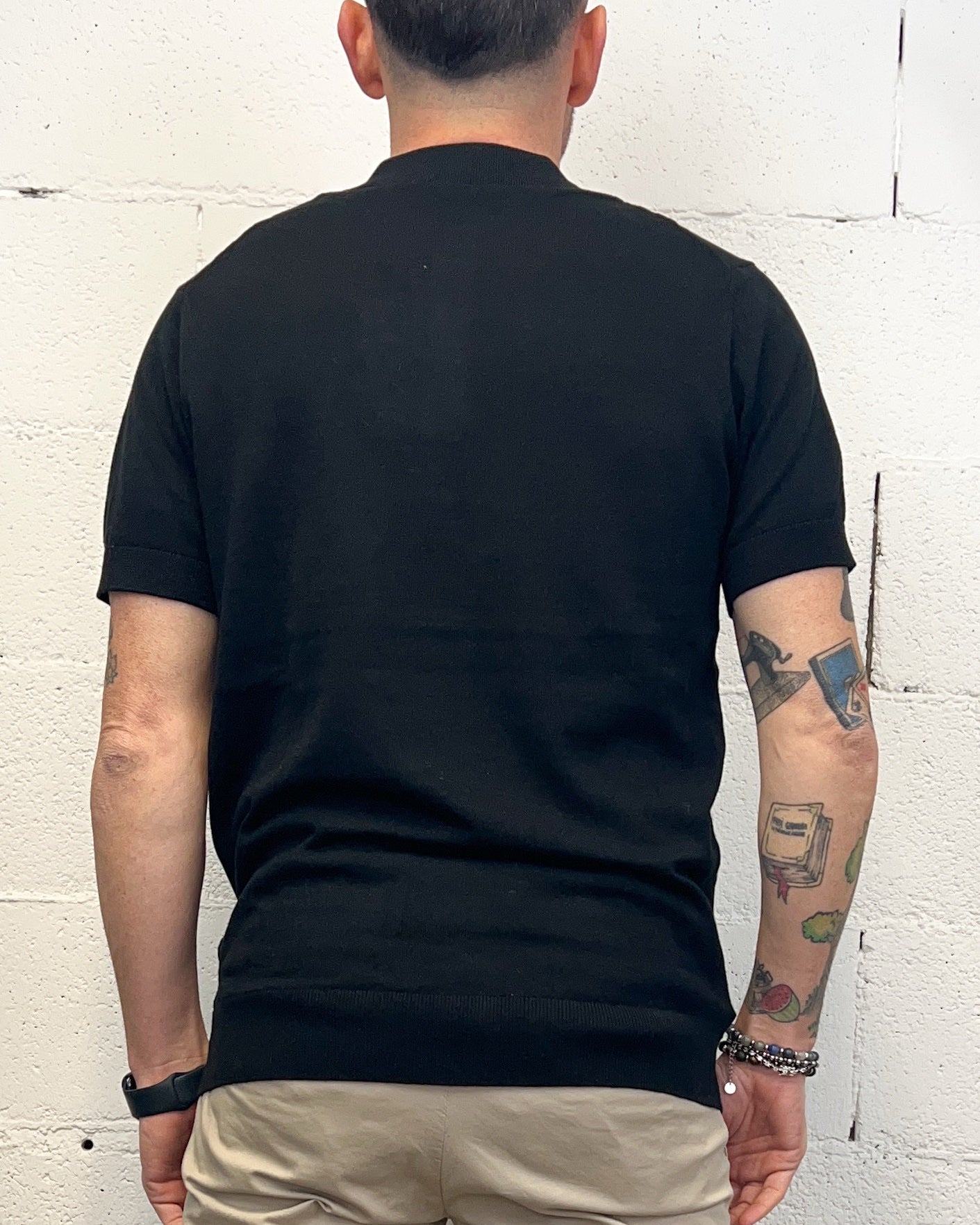 Polo Filo GIANNI LUPO Nero