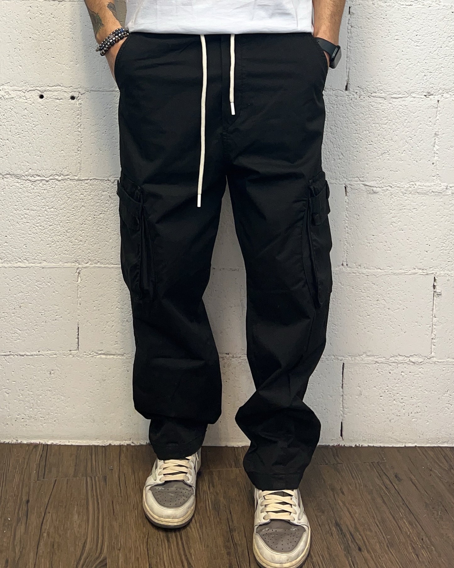 Pantalaccio Cargo Fondo Ampio KLIXS Nero