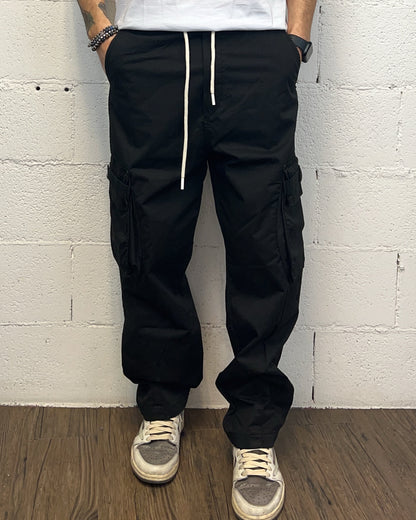 Pantalaccio Cargo Fondo Ampio KLIXS Nero