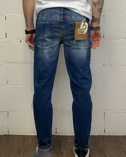 Jeans Slim Elasticizzato KLIXS Scuro